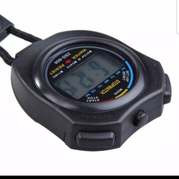 Digital sports Chronograph Counter Stop Watch - Picture 2 of 5